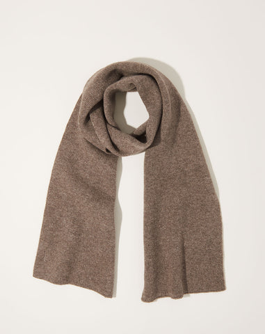 Yak Long Scarf in Taupe