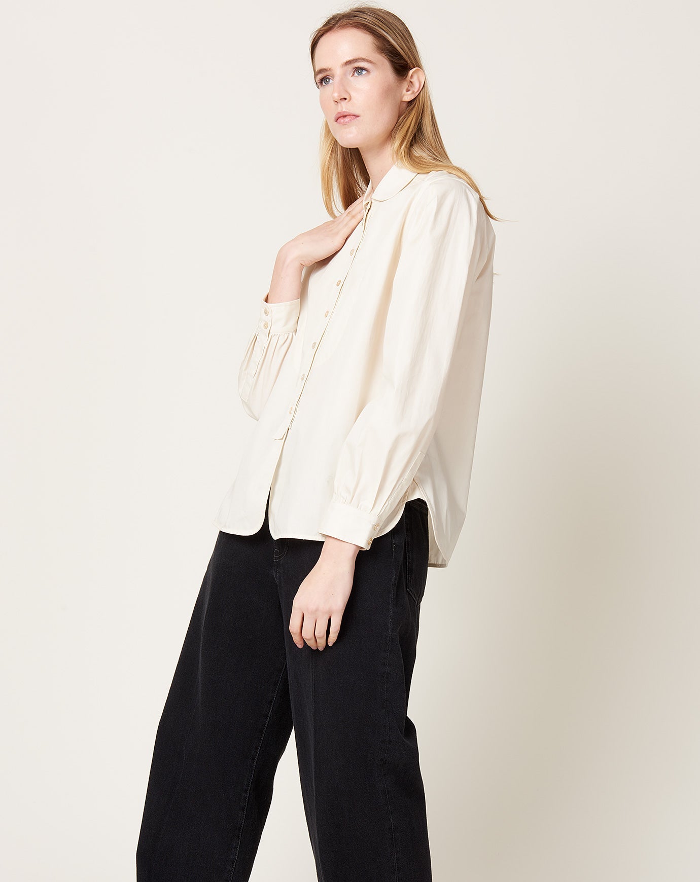 A'Court Edith Blouse in Butter