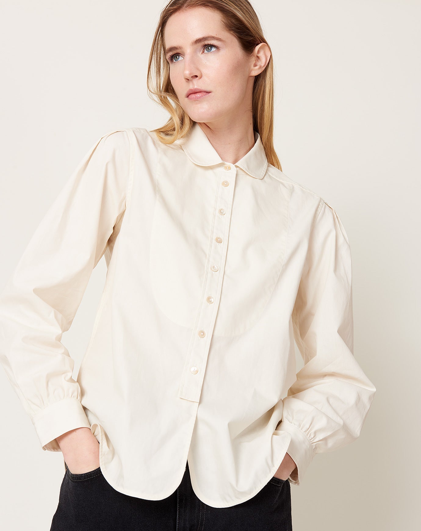 A'Court Edith Blouse in Butter