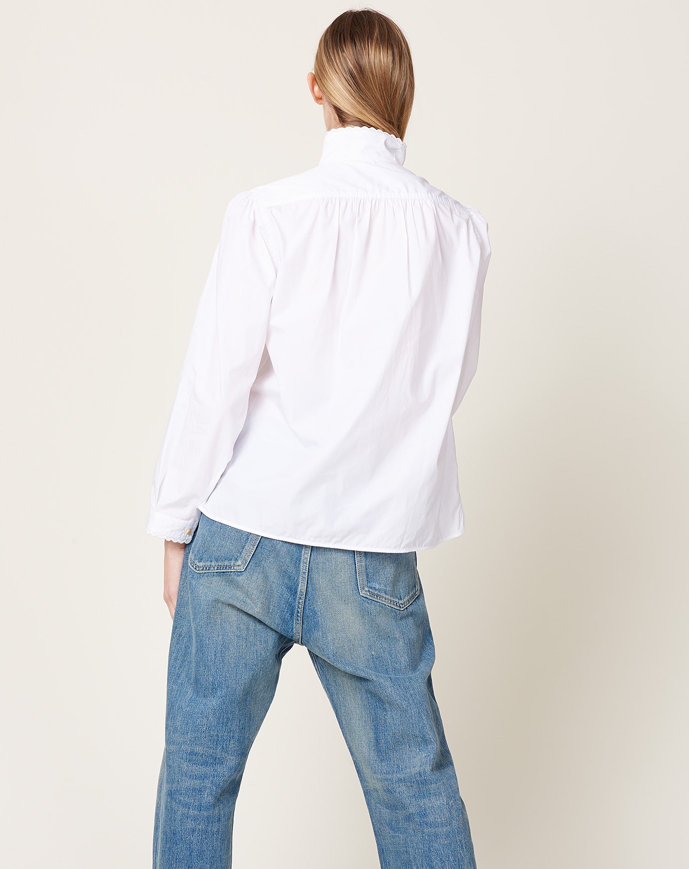 A'Court Louise Blouse in White