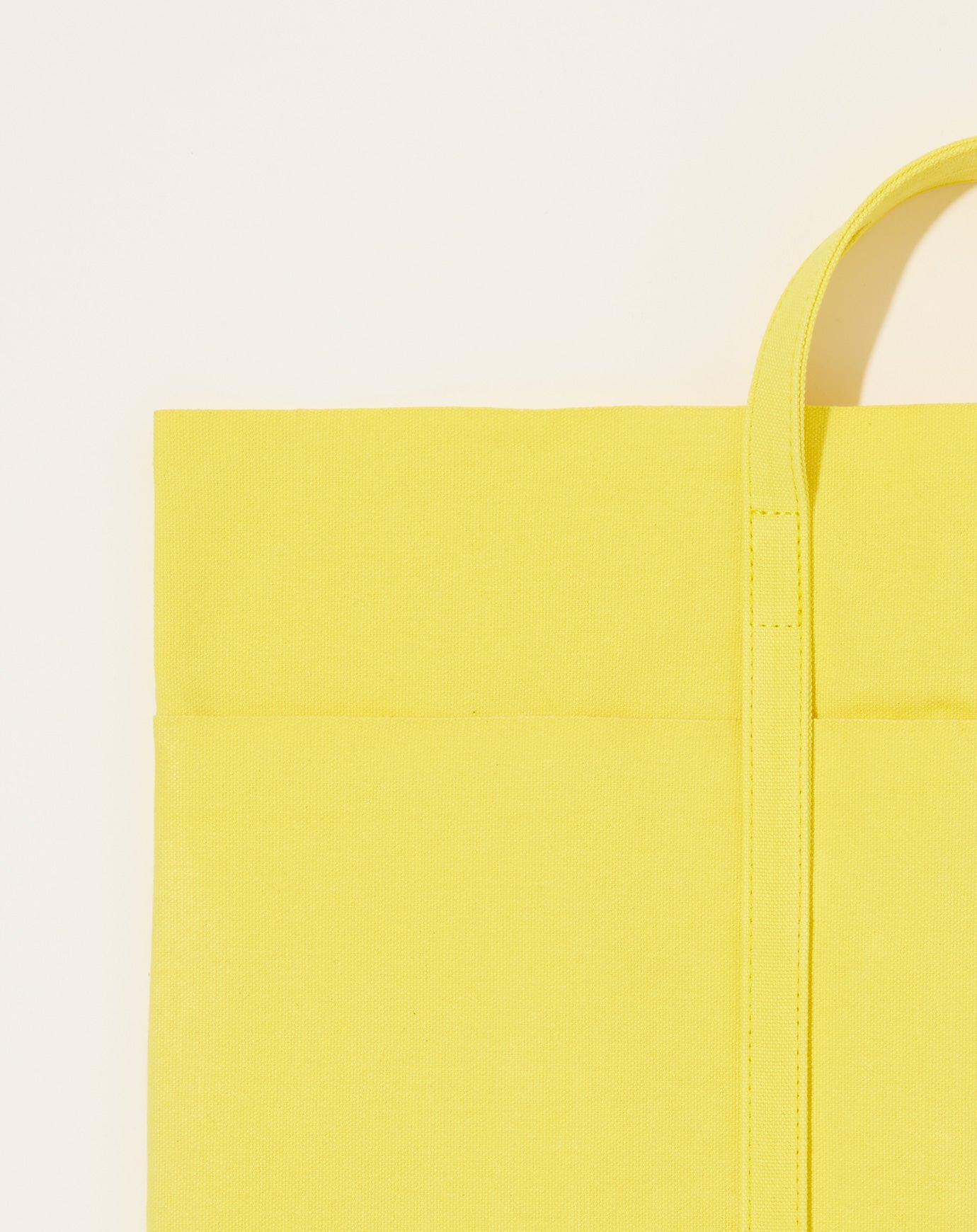 Amiacalva Light Ouce Canvas Tall Tote in Yellow