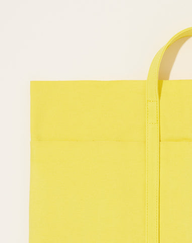 Light Ouce Canvas Tall Tote in Yellow