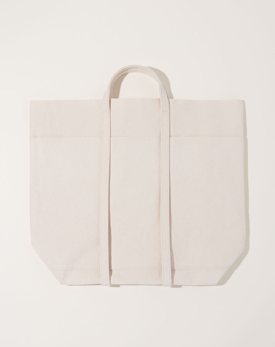 Amiacalva Washed Canvas 6 Pockets Tote T in Taupe main image 1