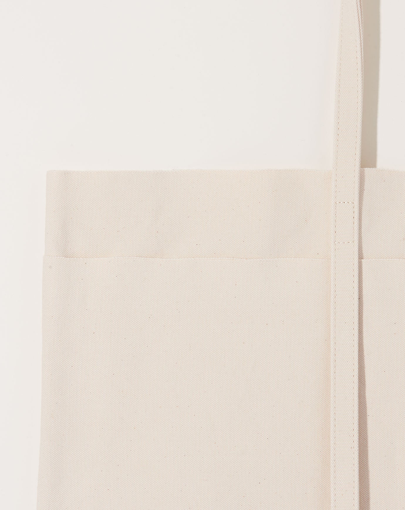 Washed Canvas 6 Pocket Large Tote in White