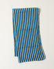 Auntie Oti Wide Stripe Scarf in Indigo