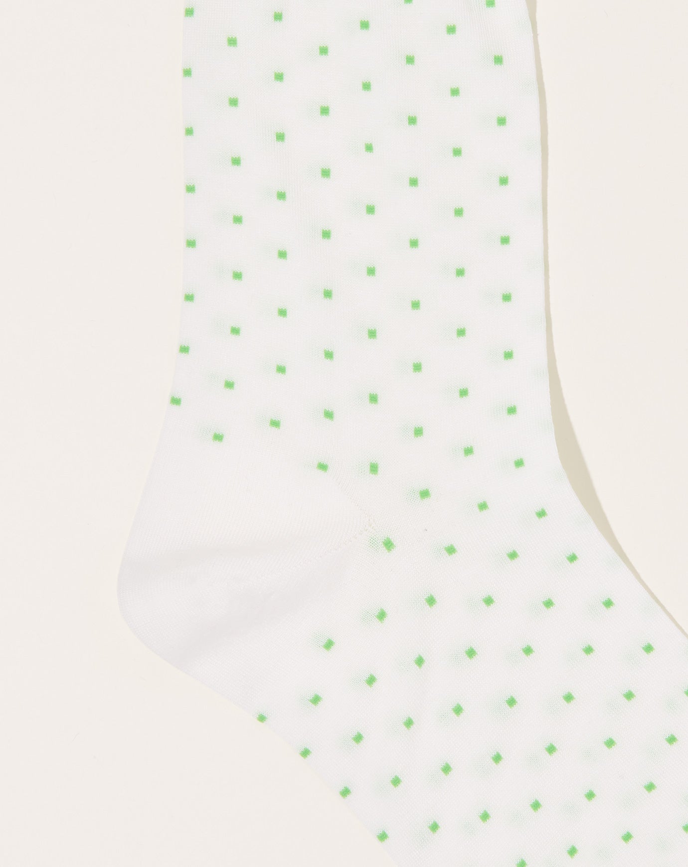 Babaco Pin Dot Socks in White