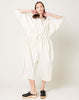 Black Crane Balloon Jumpsuit in Cloud