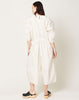 Black Crane Balloon Jumpsuit in Cloud