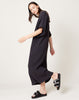 Black Crane Coral Dress in Graphite