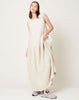 Black Crane Tank Dress in Cloud