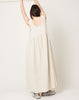 Black Crane Tank Dress in Cloud