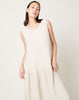 Black Crane Tank Dress in Cloud