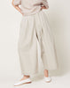 Black Crane Wide Pants in Stone