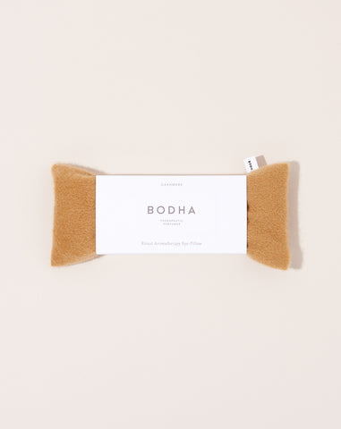Cashmere Aromatherapy Eye Pillow in Camel
