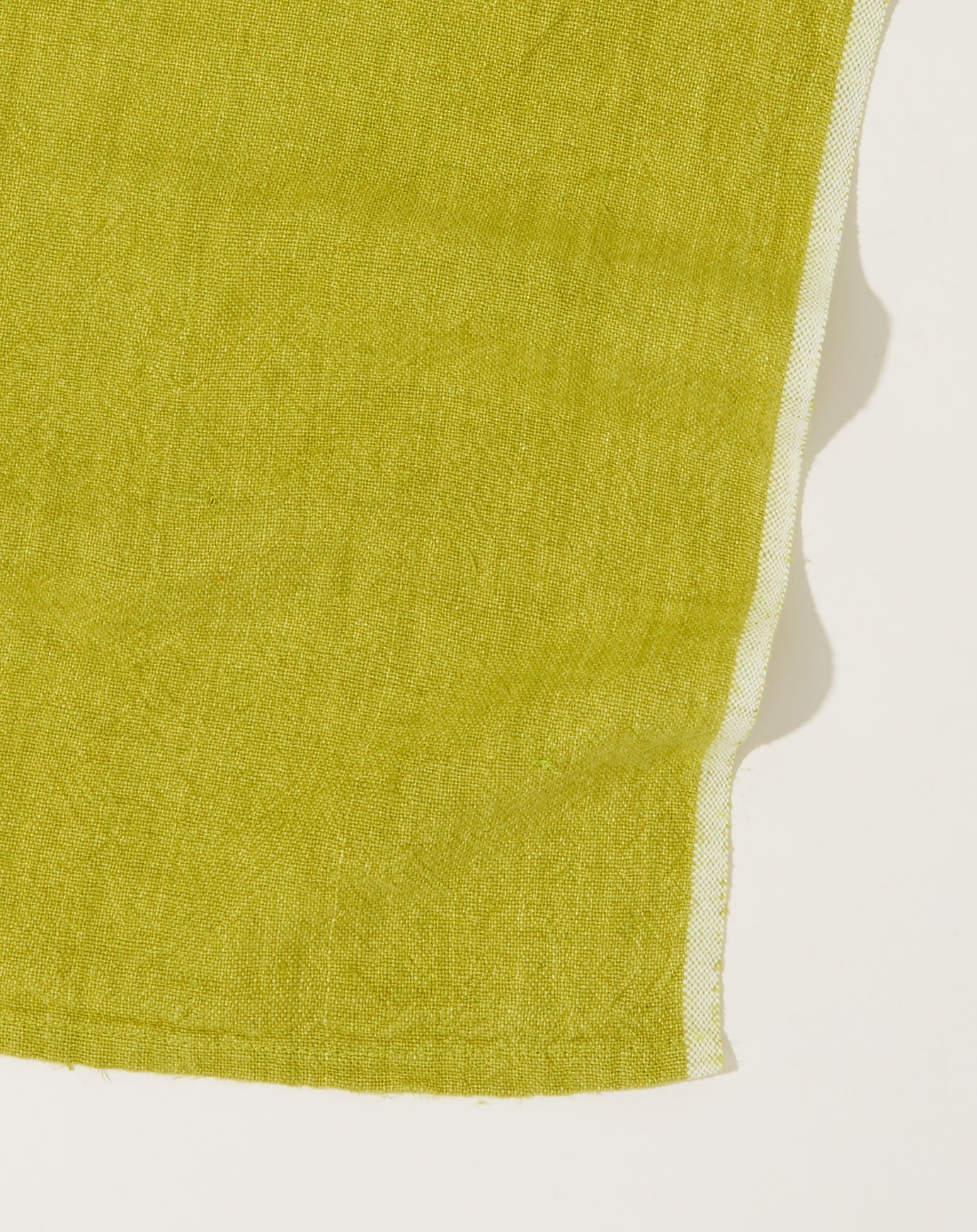 Caravan Chunky Linen Towels in Lime, Set of 2