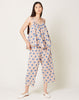 Caron Callahan Nora Pant in Coast Stripe with Clipped Dot