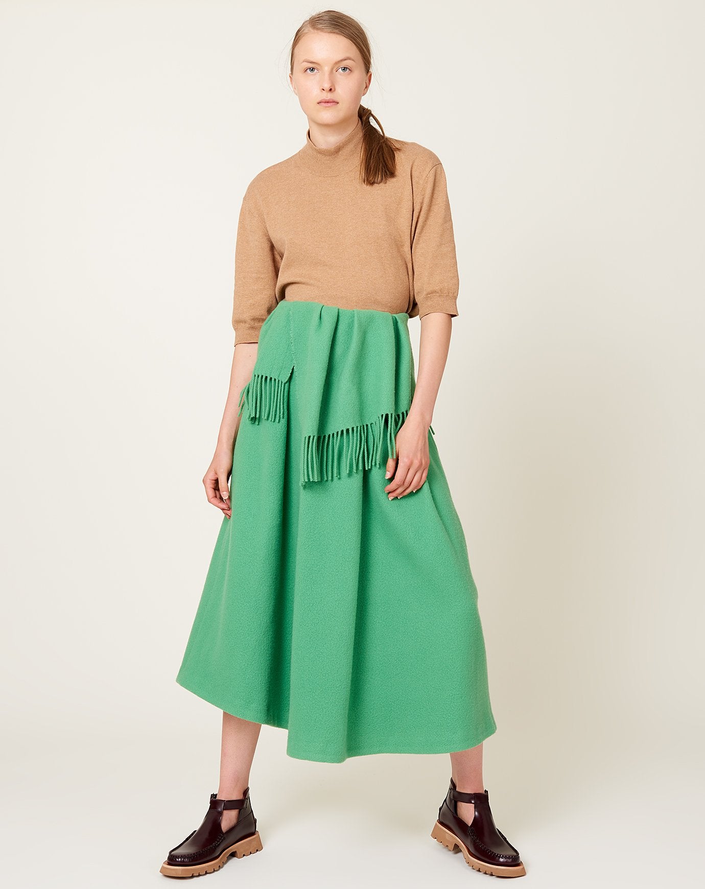 Christian Wijnants Sasun Skirt in Pistachio