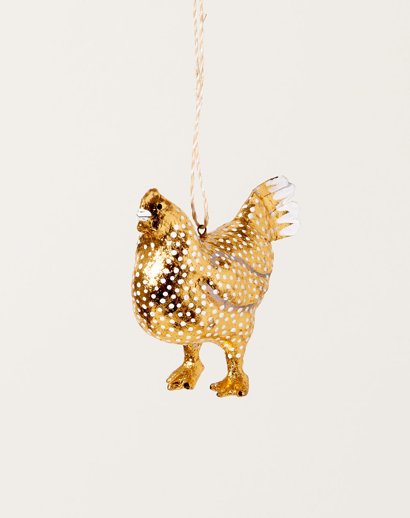 Cody Foster Merriment Hen Ornament in Gold