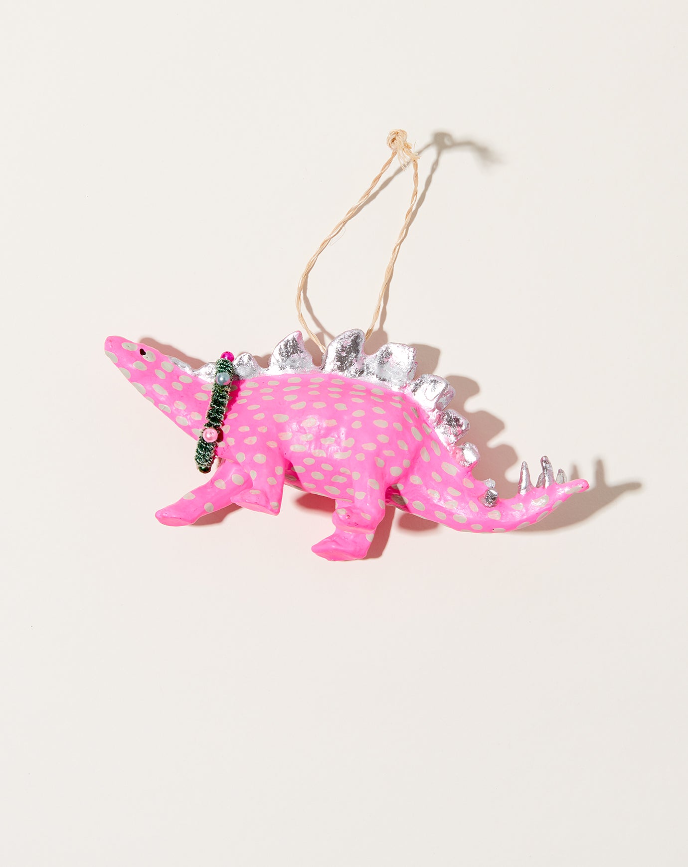 Cody Foster Merry Stegasaurus Ornament in Pink