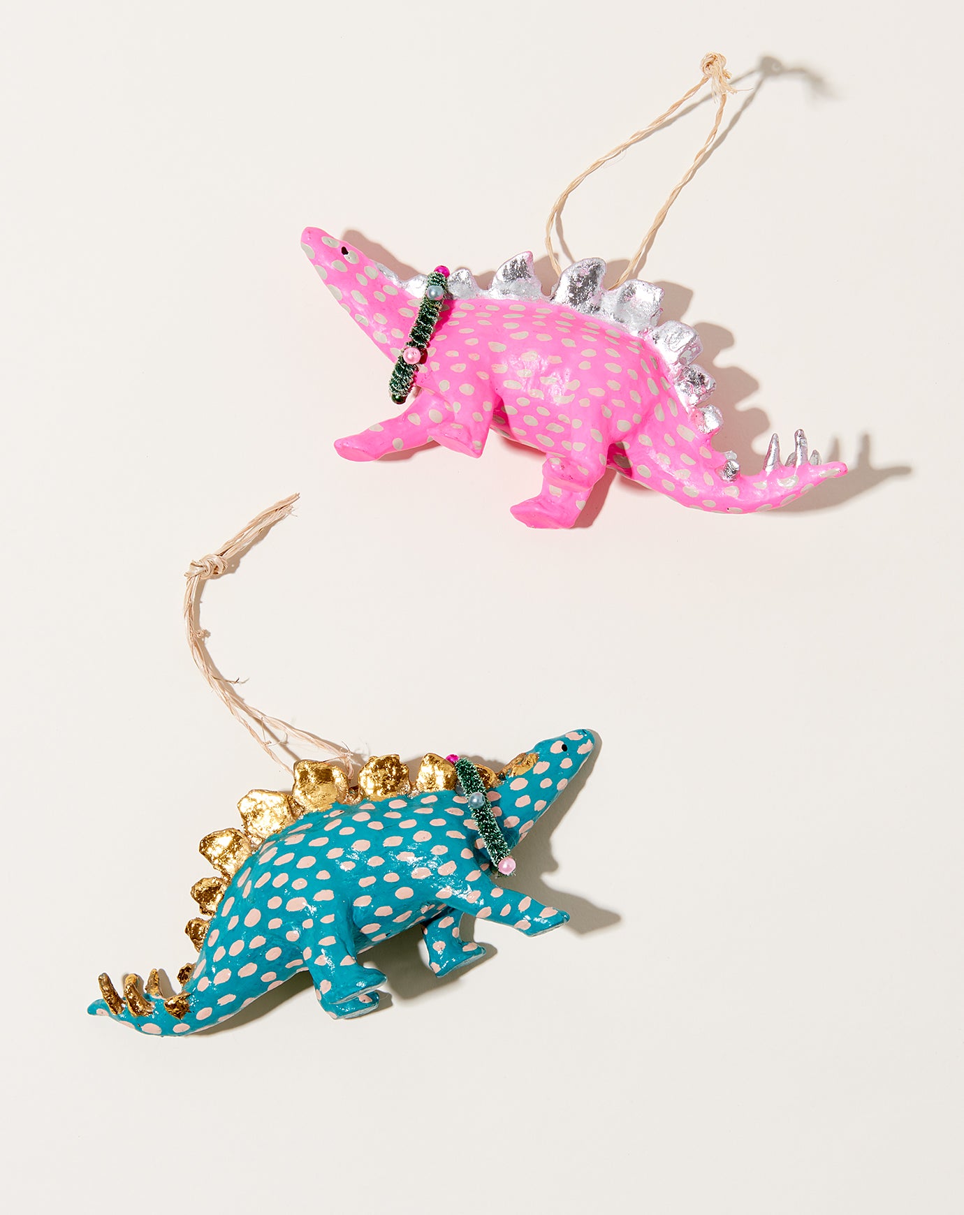 Cody Foster Merry Stegasaurus Ornament in Pink