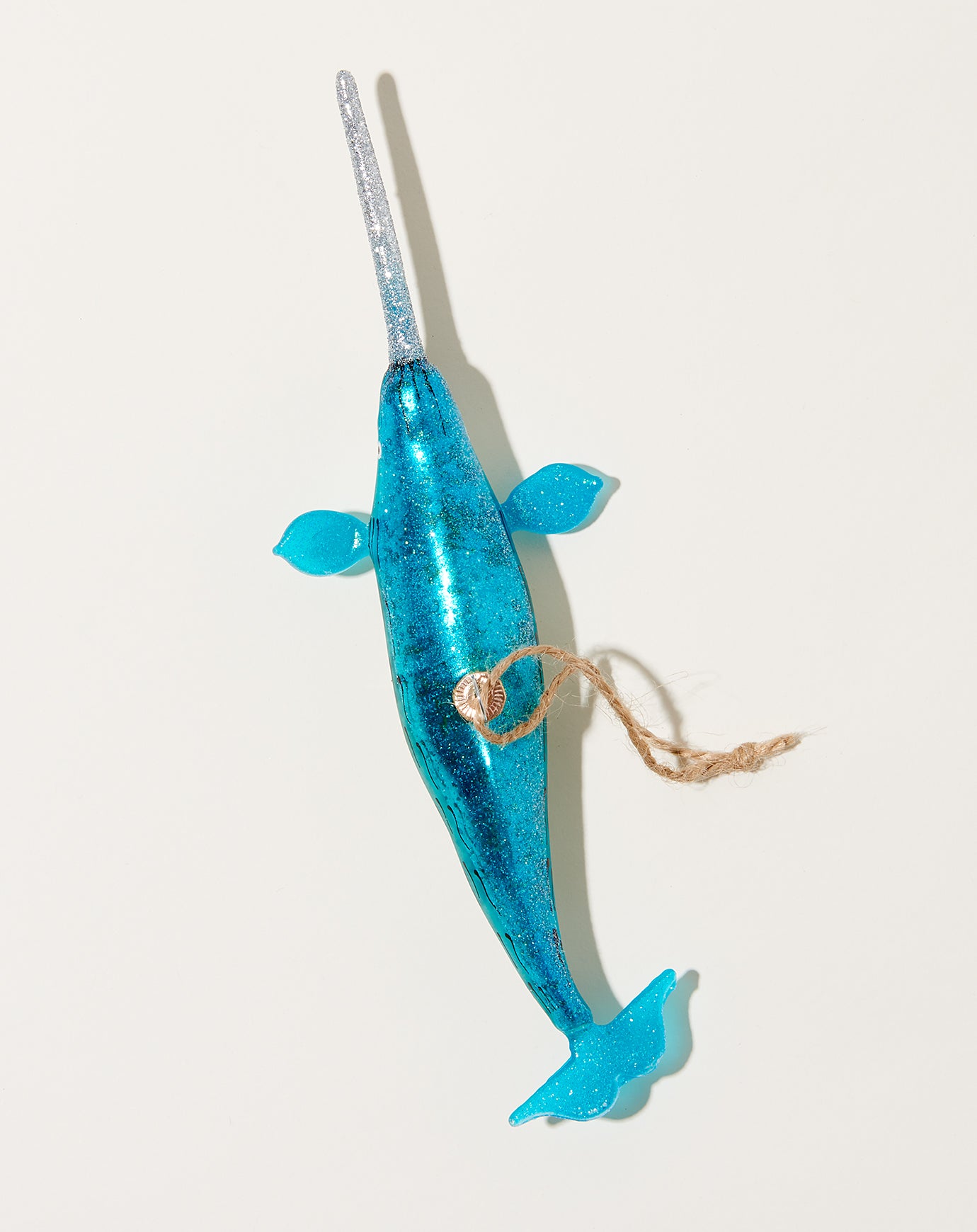 Cody Foster Narwhal Ornament in Blue