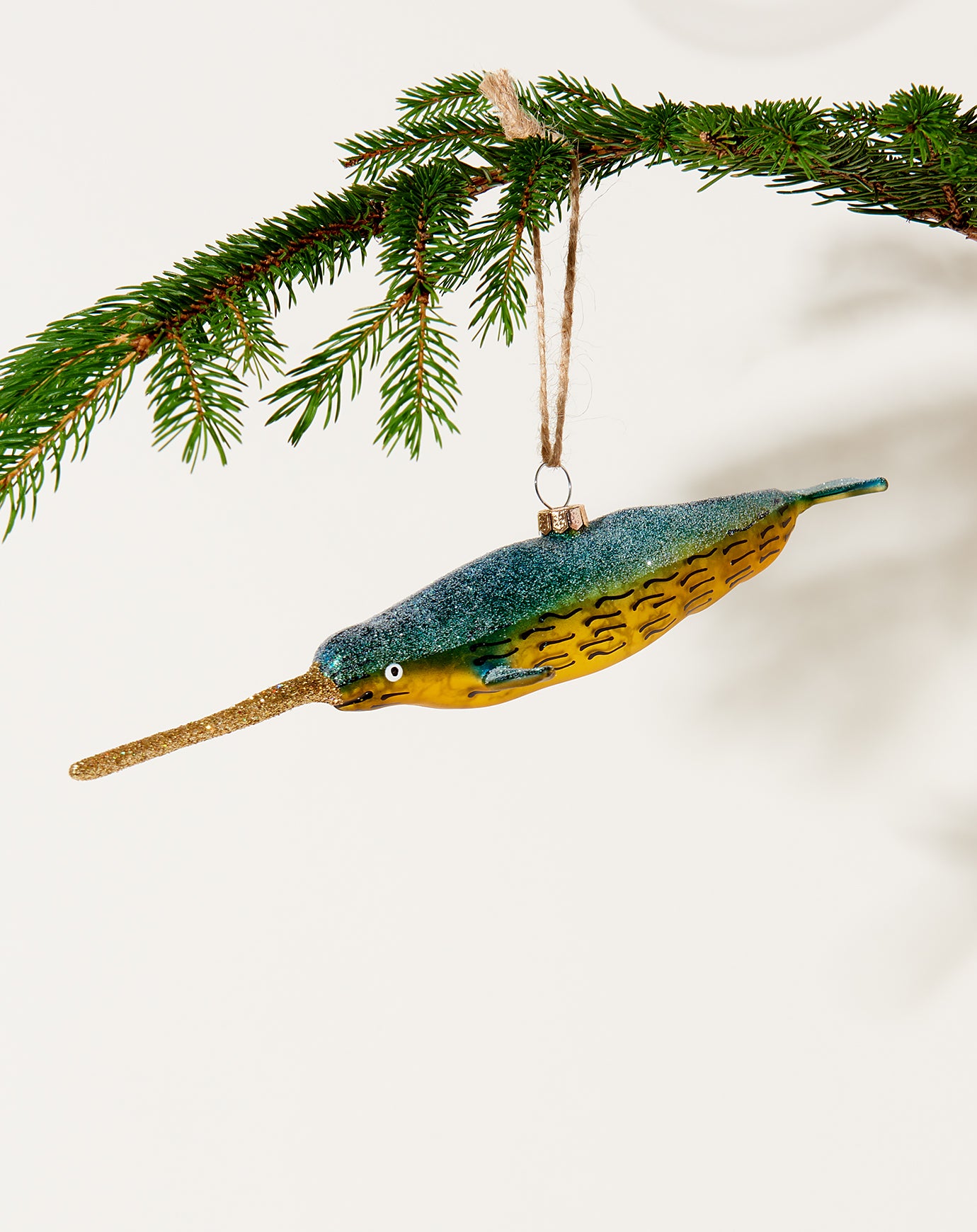 Cody Foster Narwhal Ornament in Gold