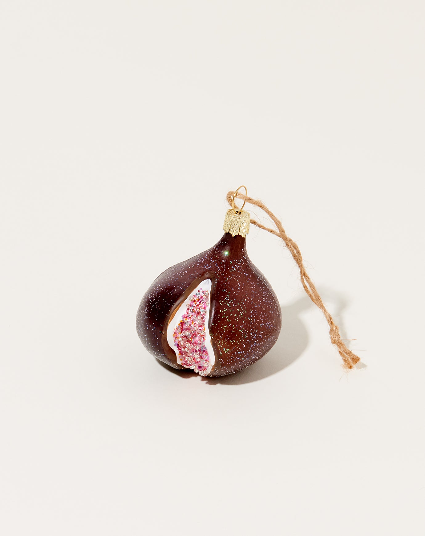 Cody Foster Orchard Fig Ornament in Brown