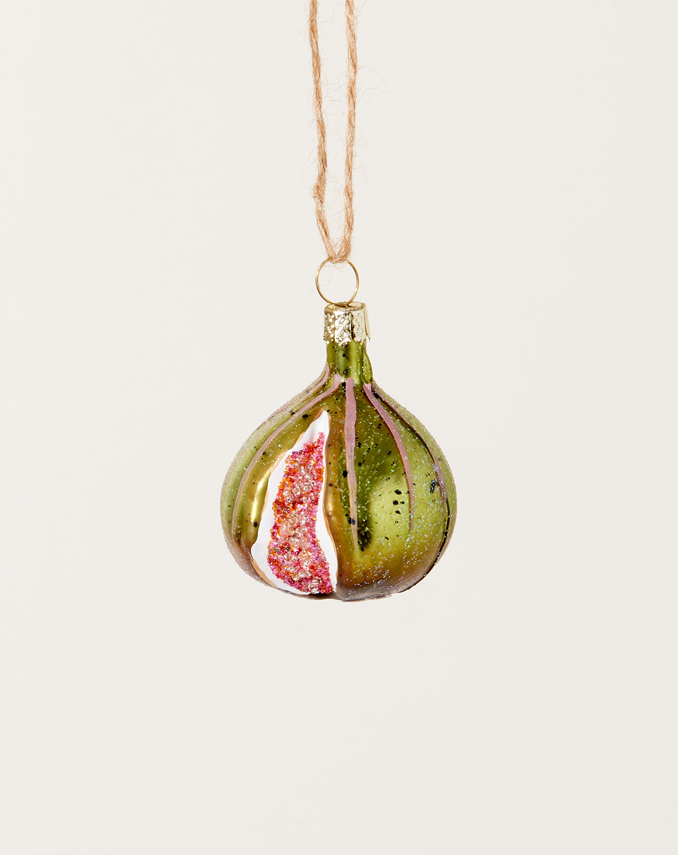 Cody Foster Orchard Fig Ornament in Green