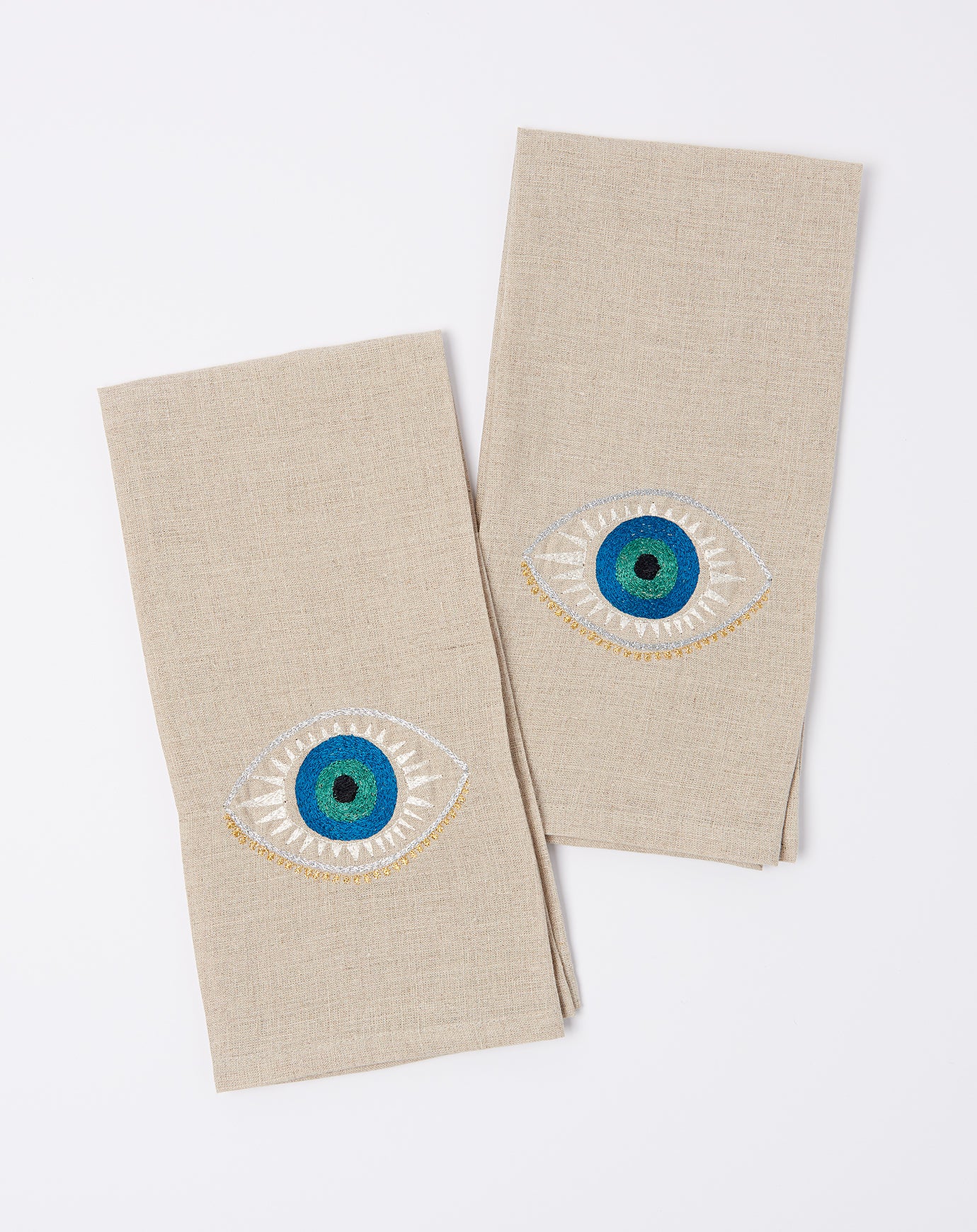 Coral & Tusk Evil Eye Tea Towel