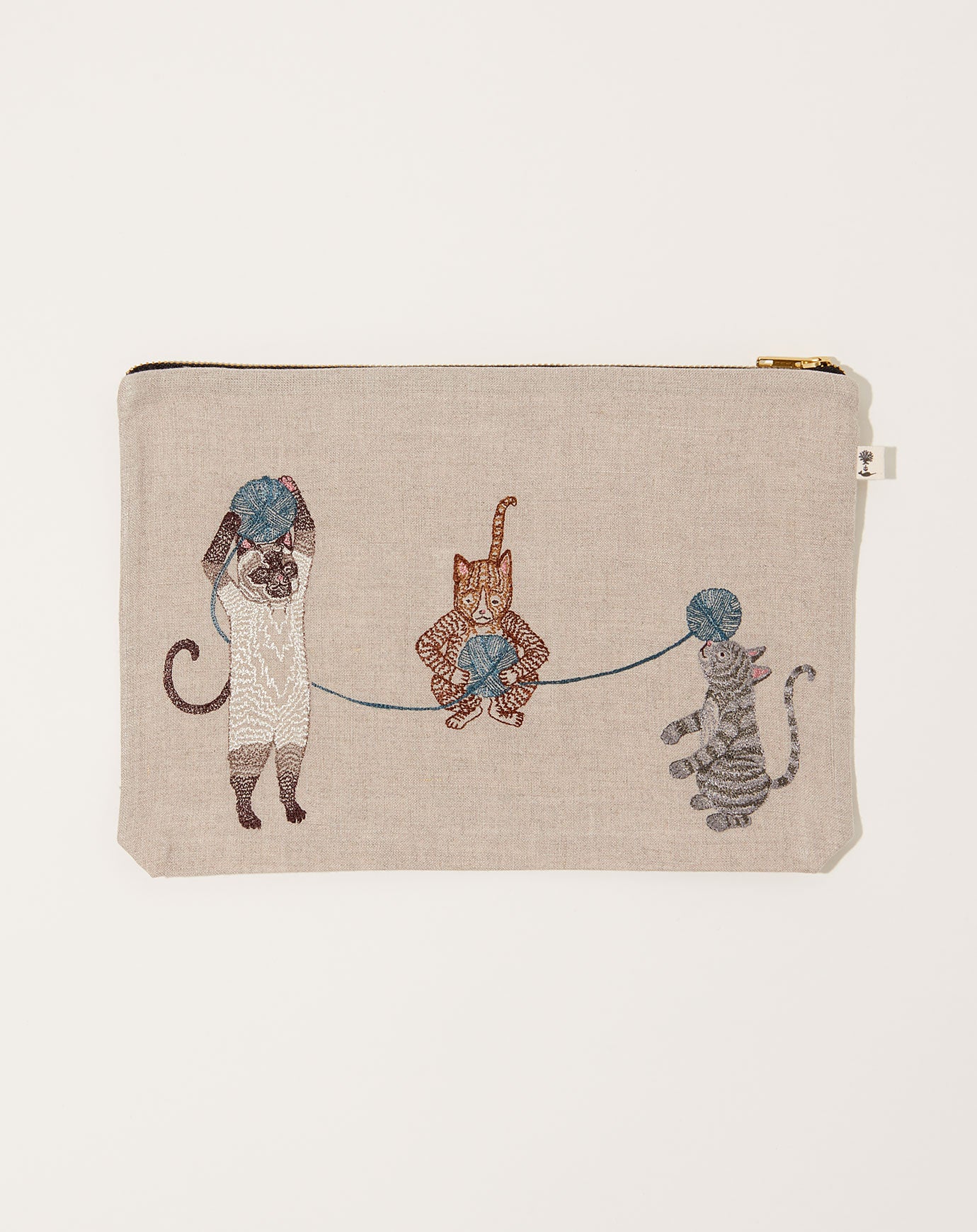 Coral & Tusk Playful Cats Pouch