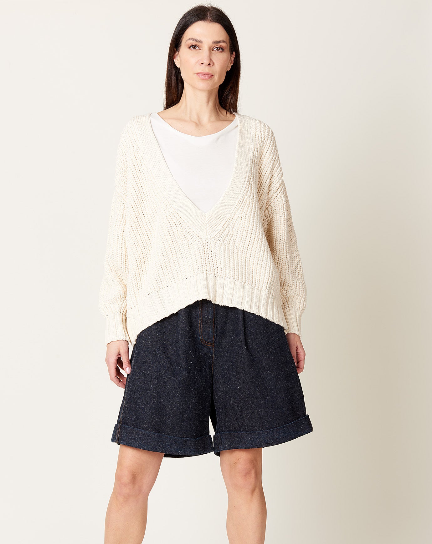 Cotton Sweater in Natural | Cordera | Covet + Lou | Covet + Lou