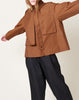 Cordera Utility Trench Jacket in Brown