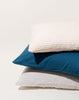 Deiji Studios Pillow Set in Red Pinstripe