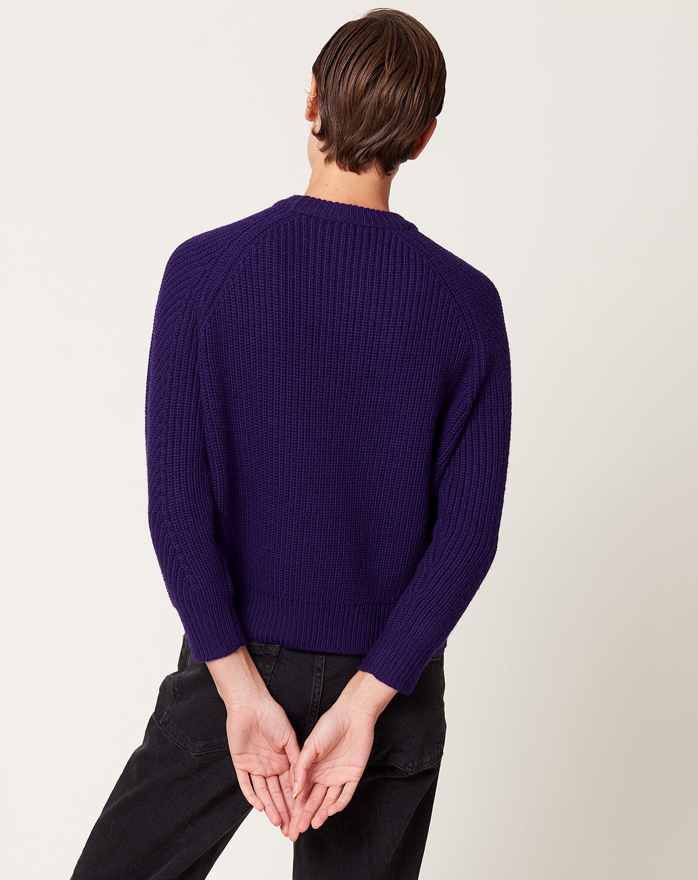 Demylee Chelsea Sweater in Purple Night