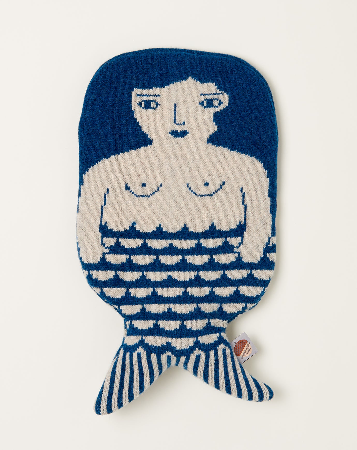 Donna Wilson Mermaid Hot Water Bottle in Blue