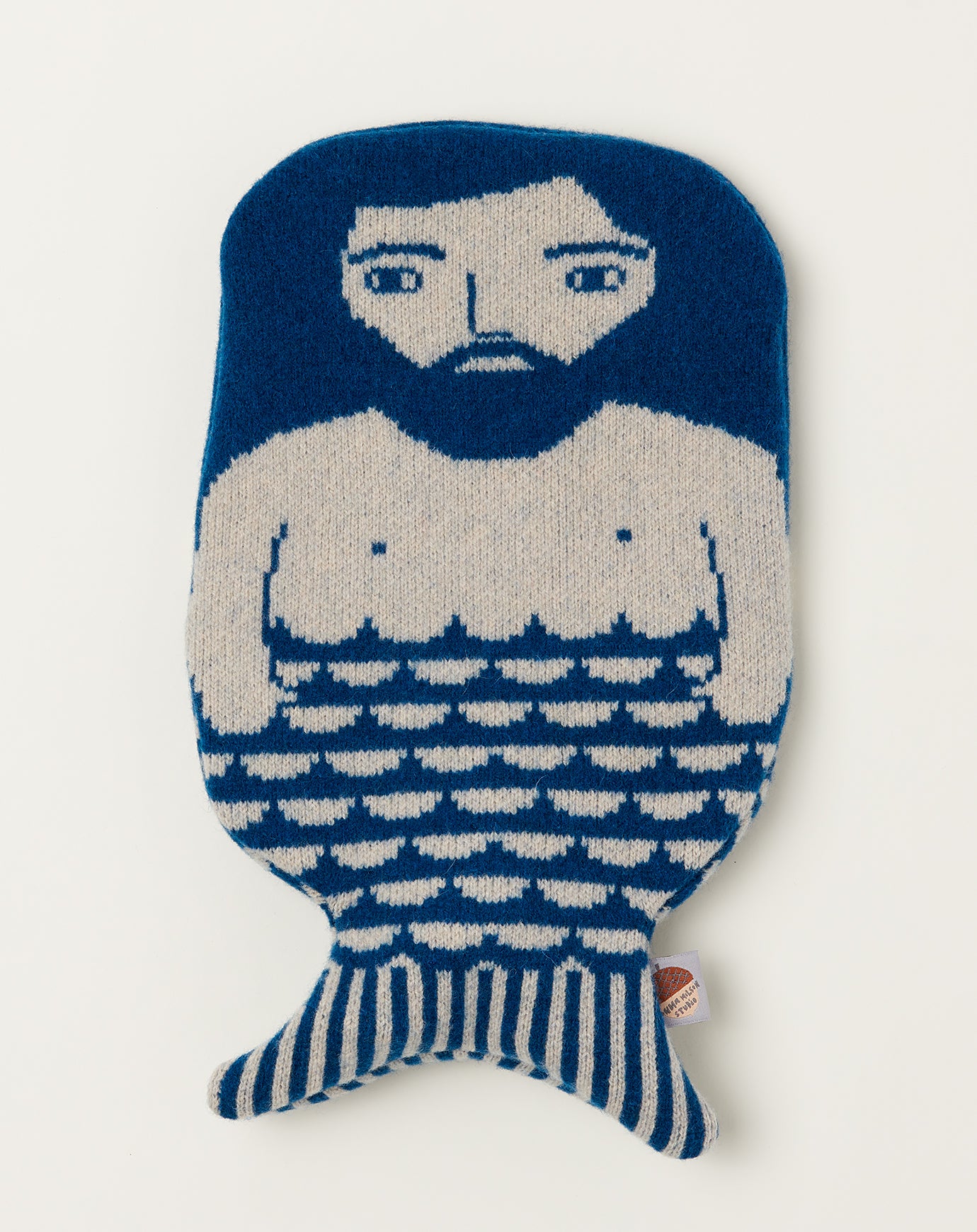 Donna Wilson Merman Hot Water Bottle in Blue