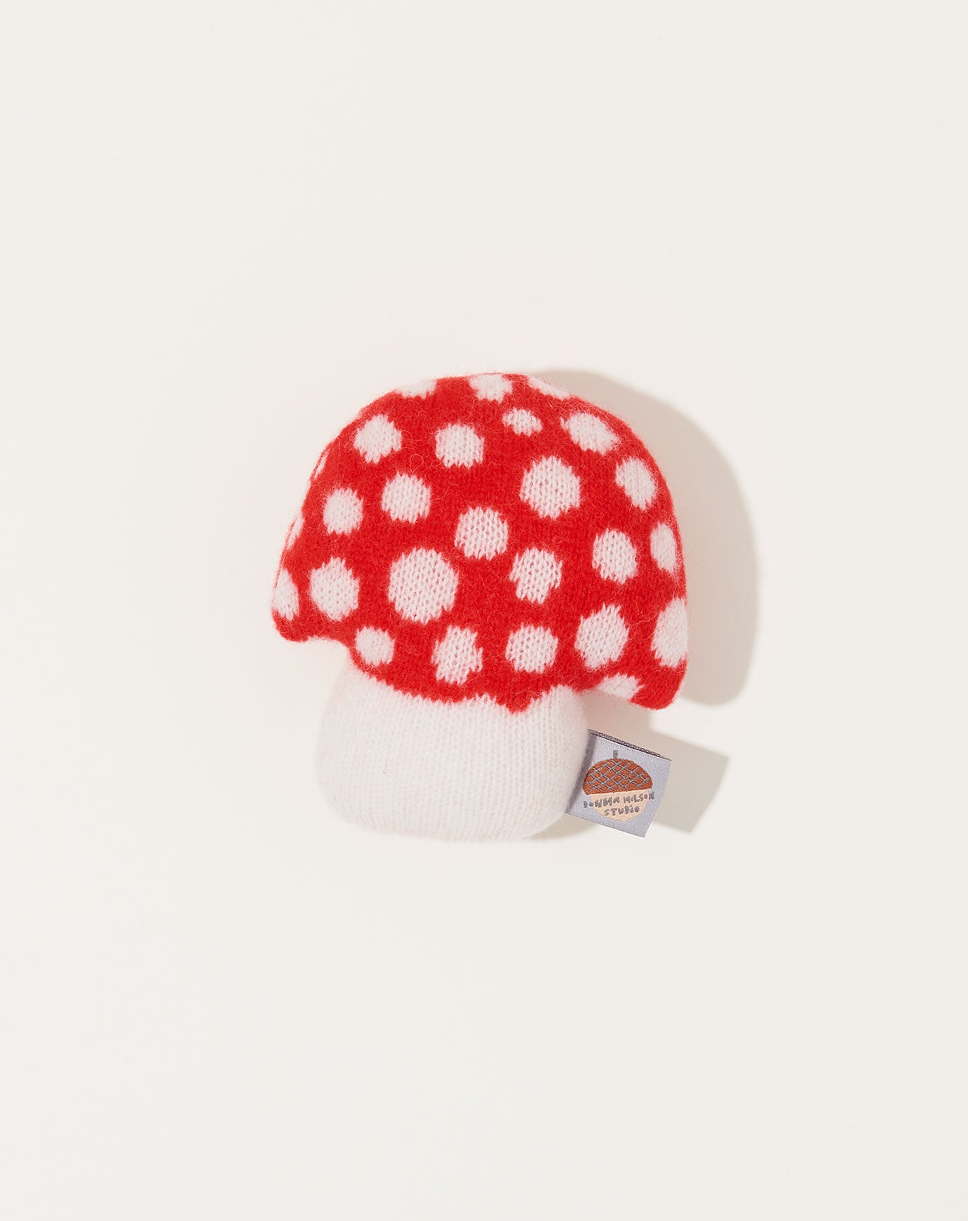 Donna Wilson Red Mushroom Mini Cushion