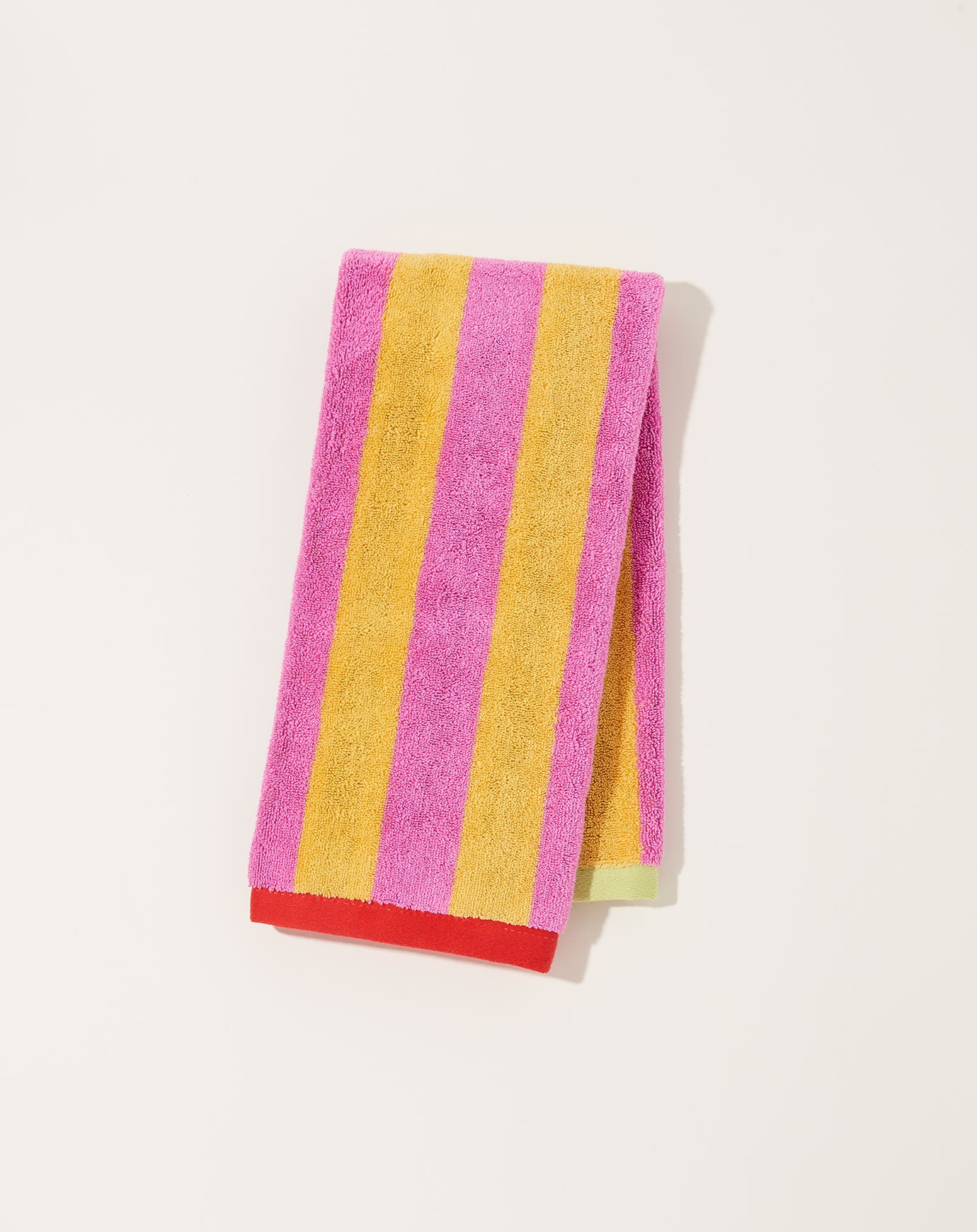 Dusen Dusen Hand Towel in Grapefruit Stripe