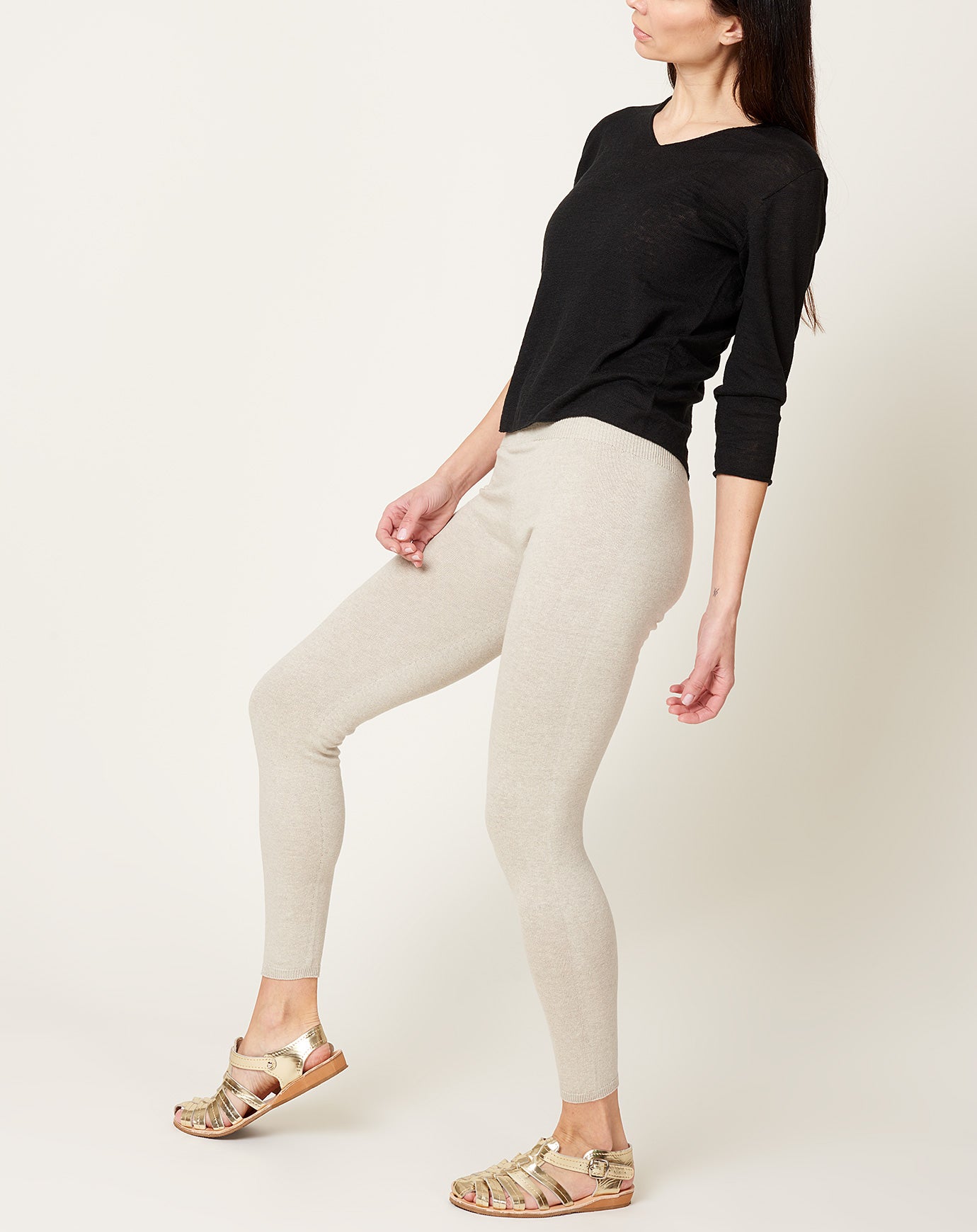 1X 2X 3X Premium Cotton Wide Waistband Long Leggings Yoga Full Length Pants  | eBay