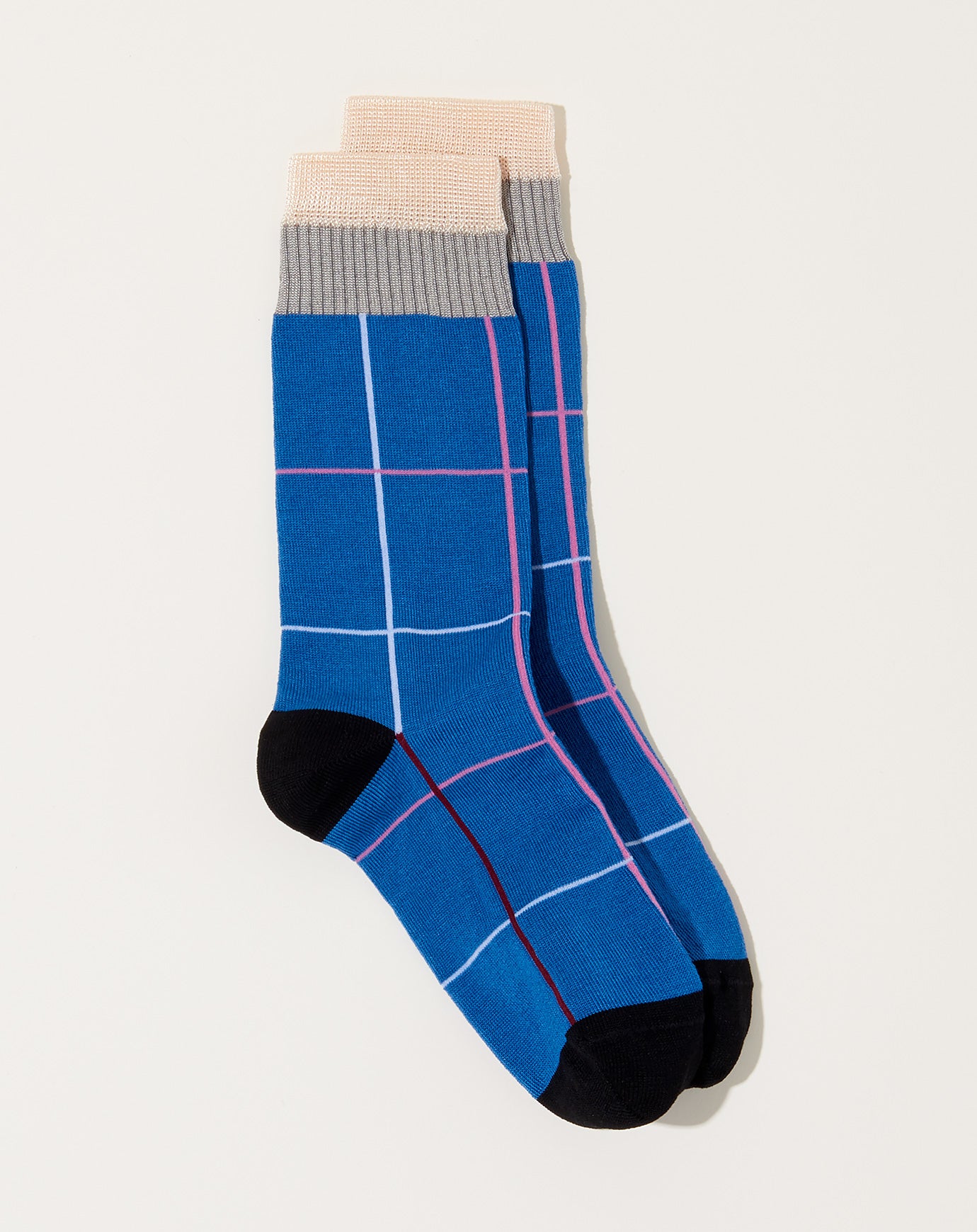 Exquisite J Finestrado Socks in Blue
