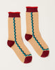 Exquisite J Ondina Socks in Cream
