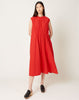 Fabian Pigna Maris Dress in Carmine