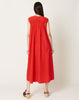 Fabian Pigna Maris Dress in Carmine