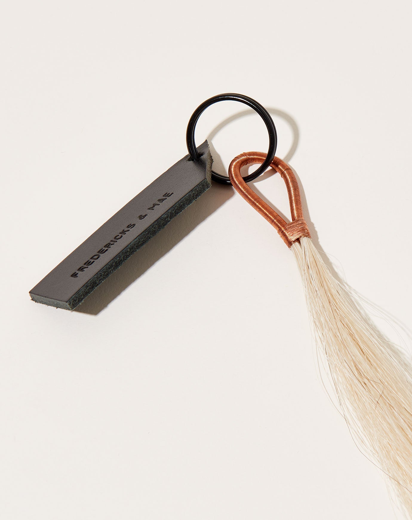 Fredericks & Mae Wire Tassel Keychain in Copper