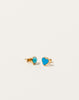 Grainne Morton Mismatched Turquoise Studs