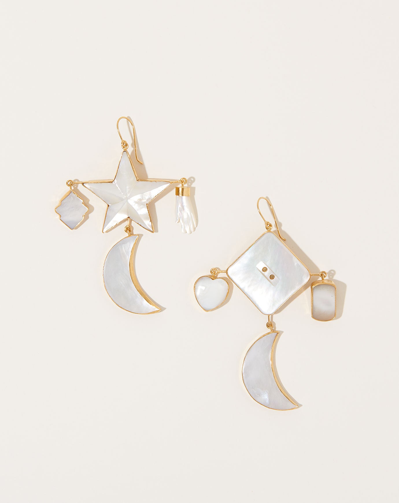Grainne Morton Moon and Star Earrings