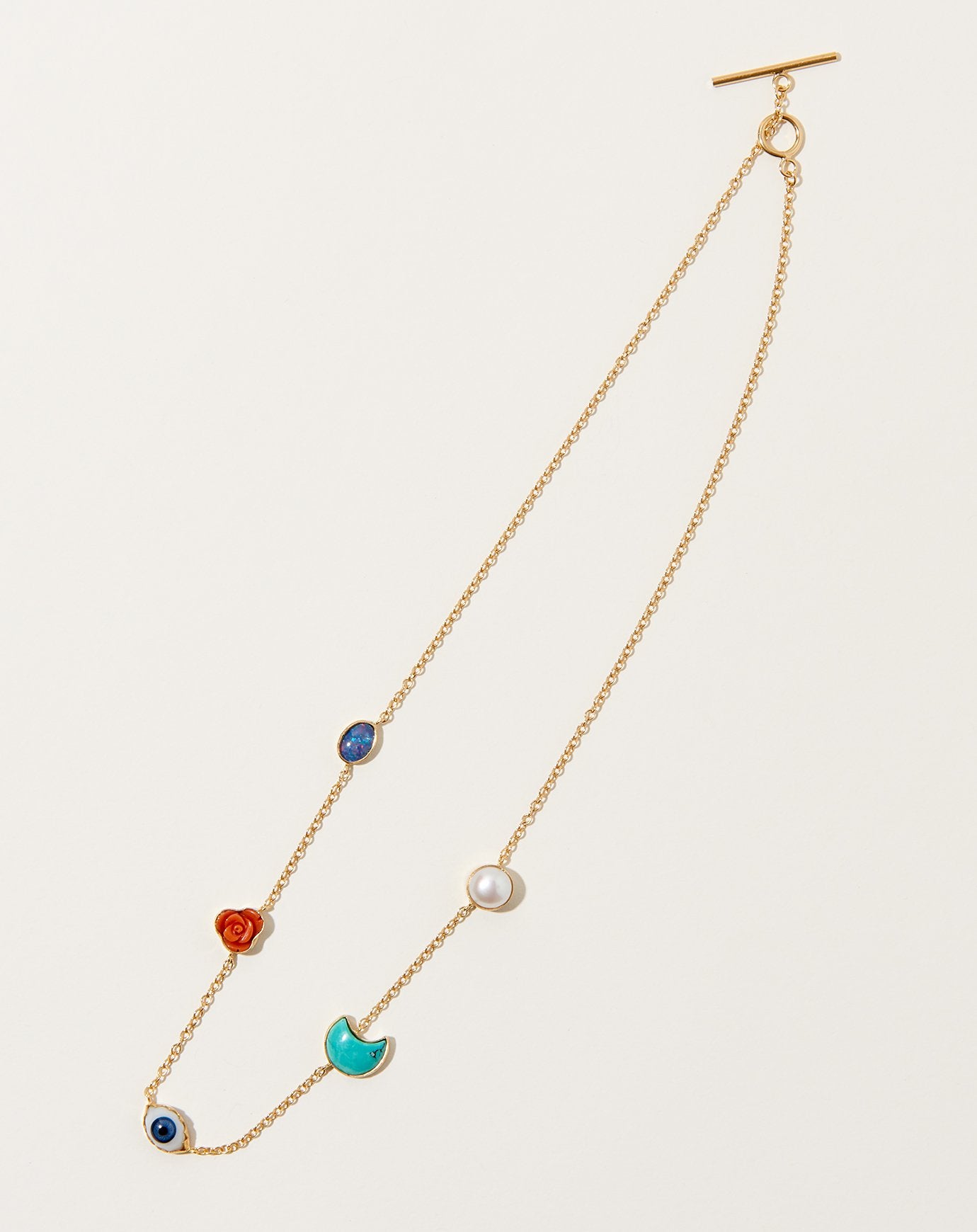 Grainne Morton Five Mini Charm Necklace