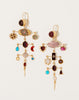 Grainne Morton Garnet Multilayer Balance Victorian Drop Earrings