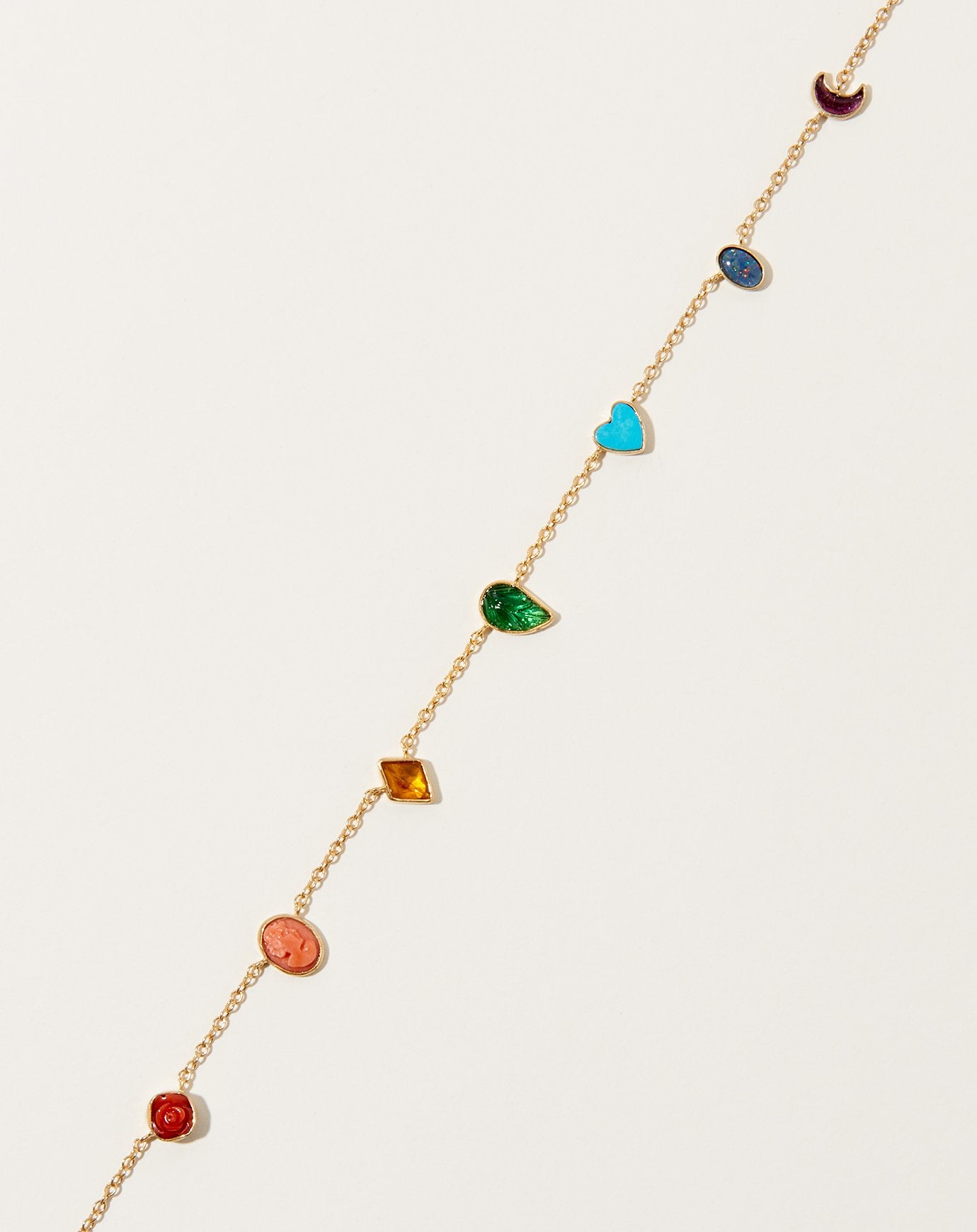 Grainne Morton Rainbow Mini Charm Necklace