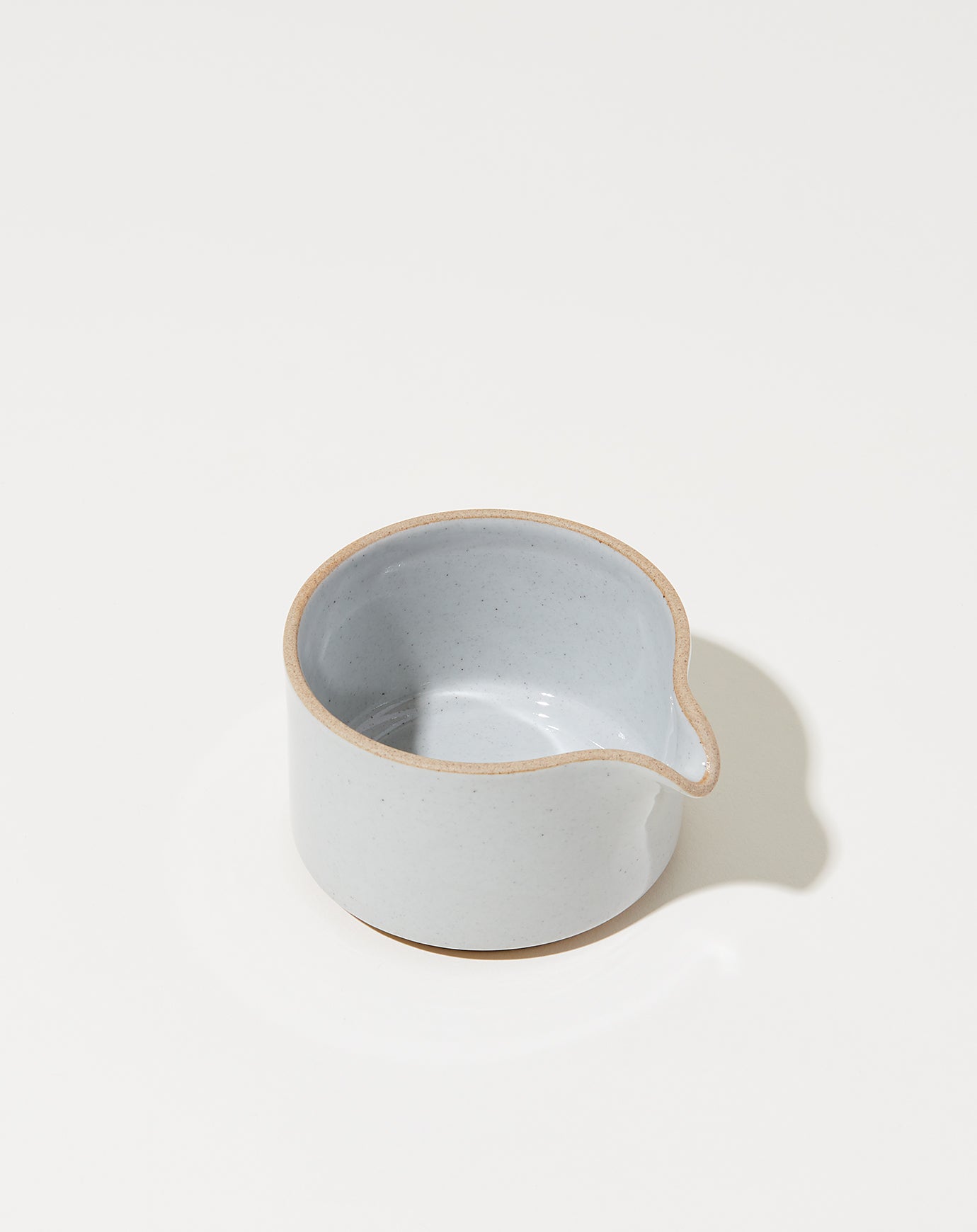 Hasami Porcelain Creamer in Gloss Grey